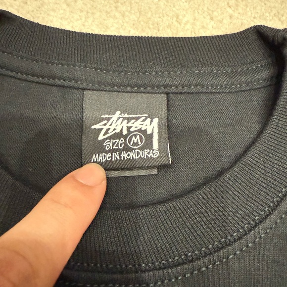 Stussy Seoul Black Tee with White Logo M - Picture 3 of 6